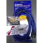 สายกราววาย Ground-wire Sard สายเงิน 10.0mm. 5เส้น สีน้ำเงิน