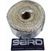 ผ้าพันท่อเฮดเดอร์ SARD ทนความร้อน 800องศา ขาว+ฟรอย ยาว5M